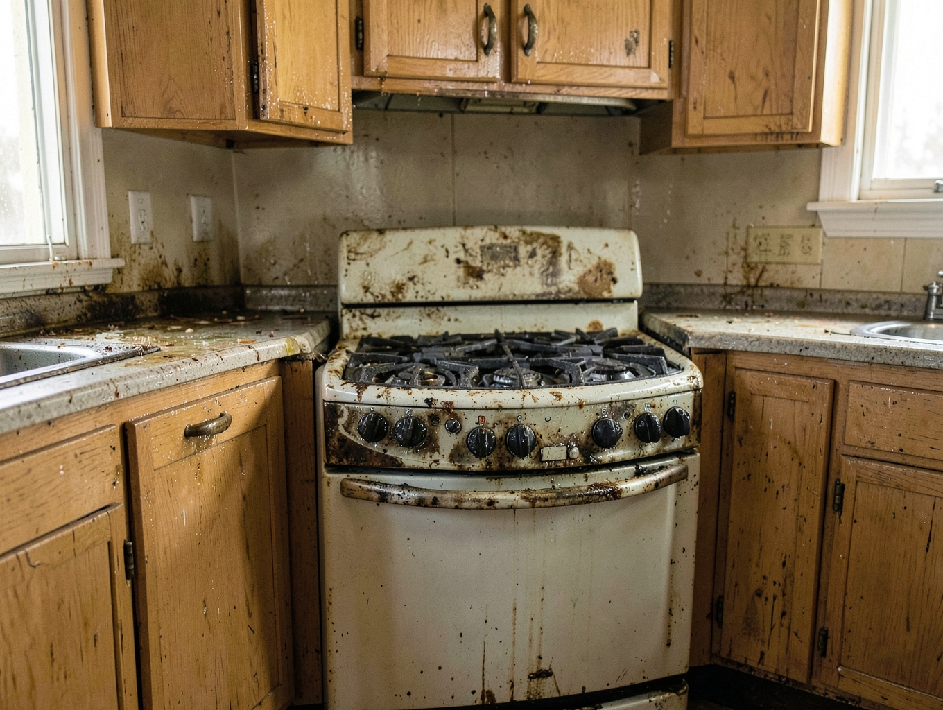 How Granny Cleans Greasy Kitchen Cabinets